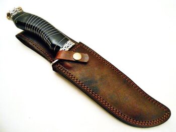 Amazing-Custom-Handmade-Leather-Sheath-For-Bowie-Hunting-Knife